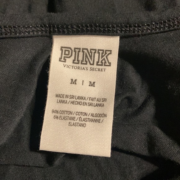 VS PINK Black Body Suit (Medium) NWOT - Picture 6 of 9